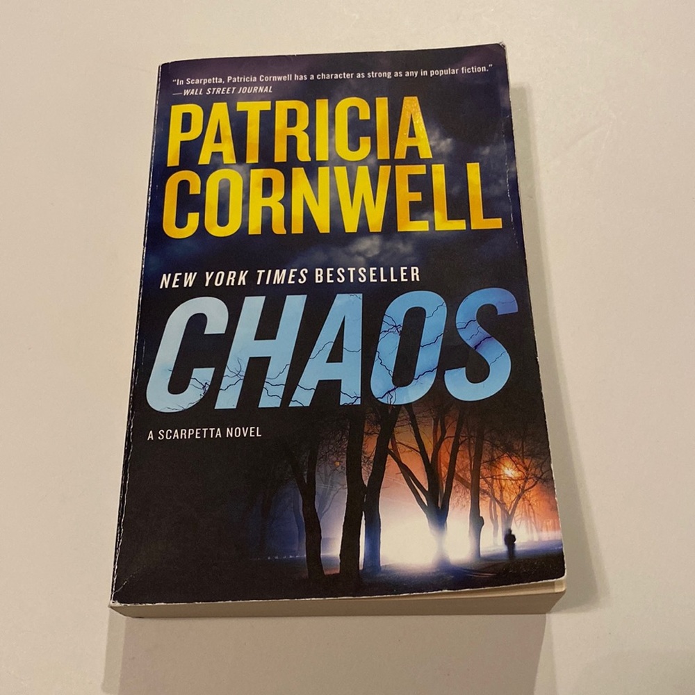 Chaos A Scarpetta Novel Paperback Book Patricia Cornwell Preowned